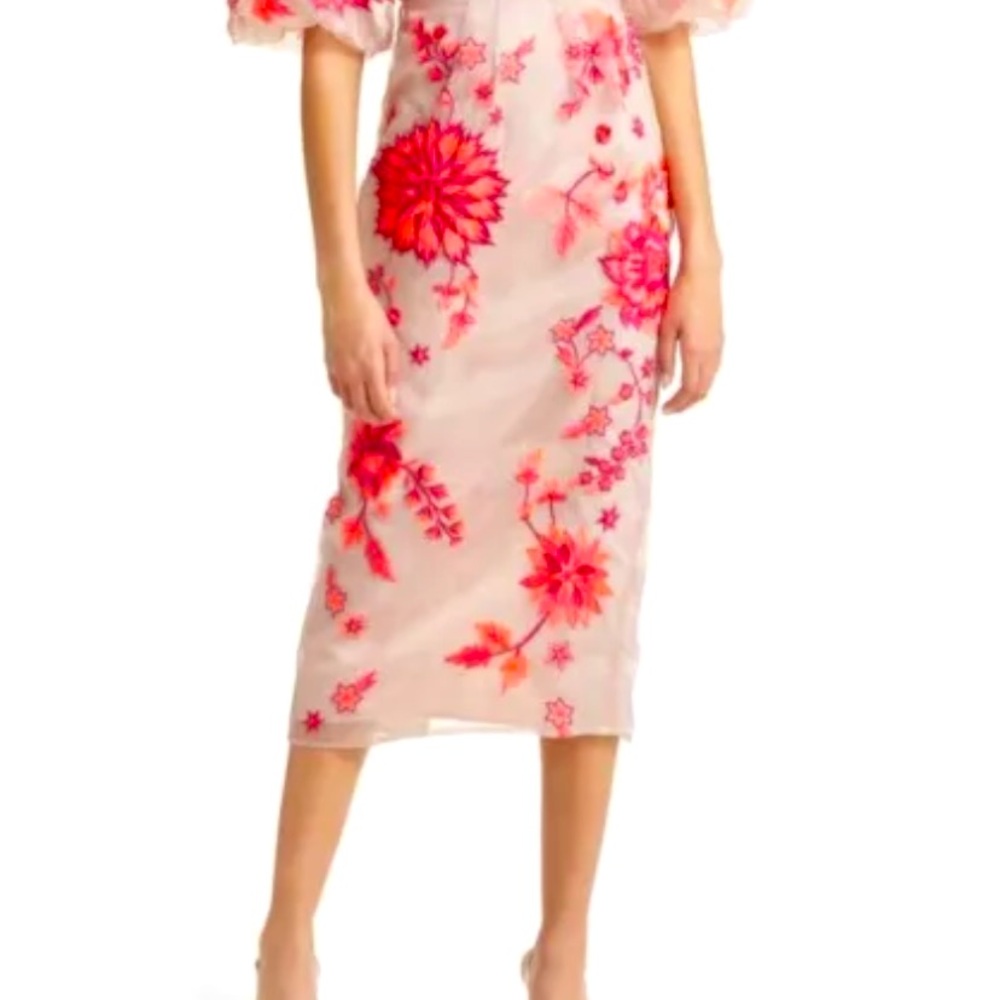 ASOS organza midi dress